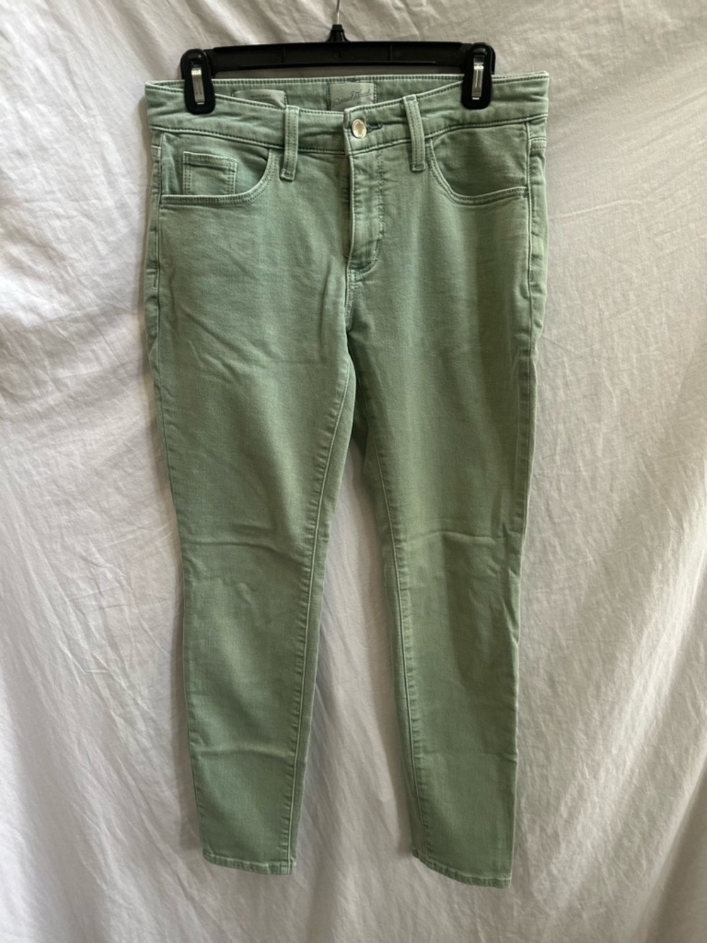 Universal Thread Slim Stretch Jeans in Sage Green